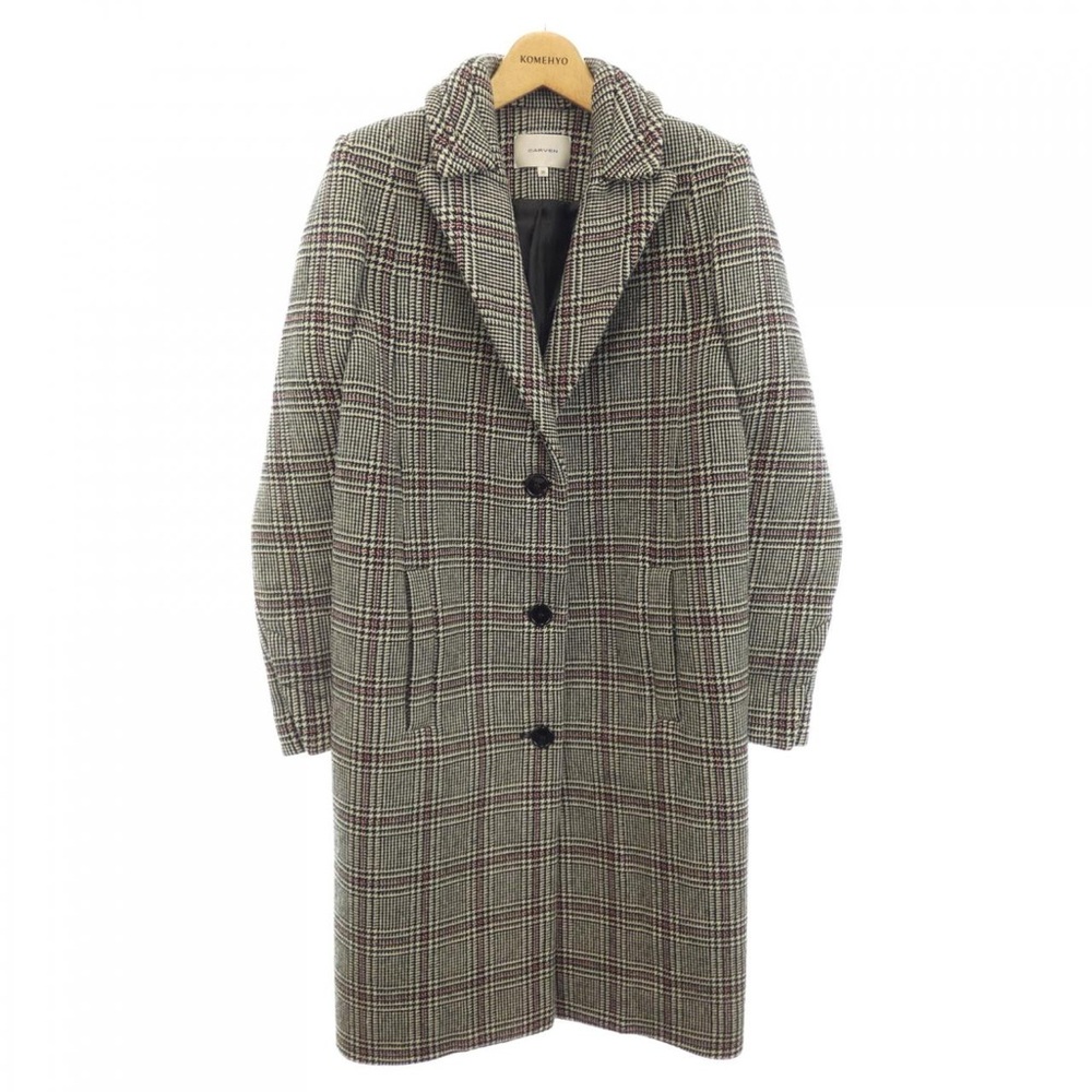 Carven checked coat